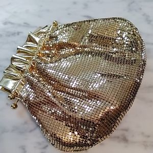 Gold evening bag